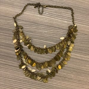 Tiered Gold Necklace